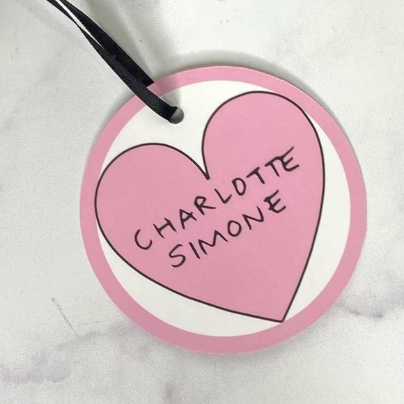 Charlotte Simone Gray & Teal FOX FUR Goody Gumdrops Striped Bag Charm Keychain - Picture 4 of 5